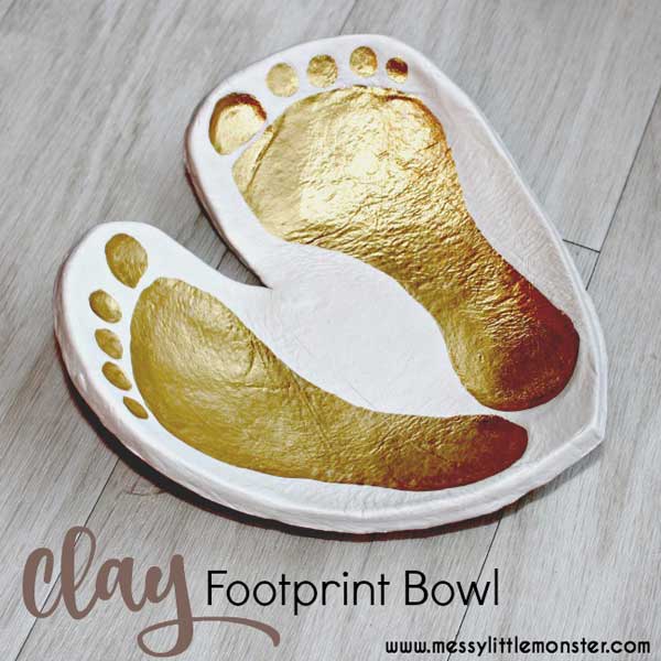 Hattifant's Favorite Clay Crafts Footprint Bowl Keepsake