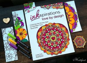 Hattifant's Flower and Mandala Bookmarks to color free printable coloring page