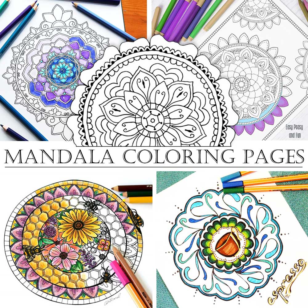 Hattifant's Coloring Tribe Mandala Coloring Pages