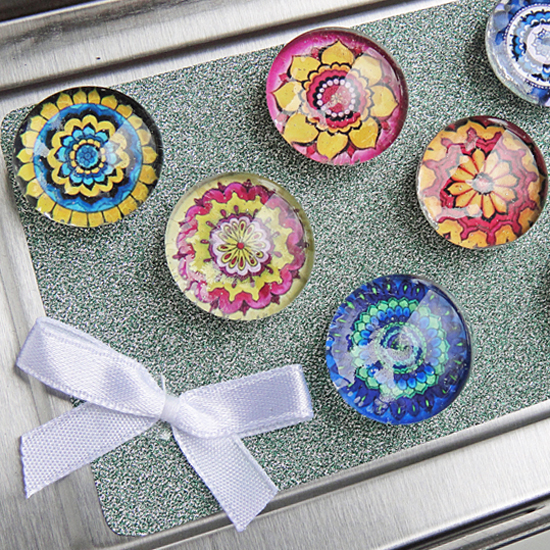 Hattifant's Mandala Magnets