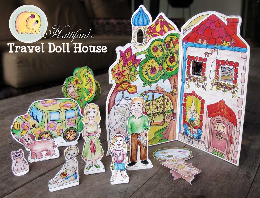 Travel dollhouse clearance