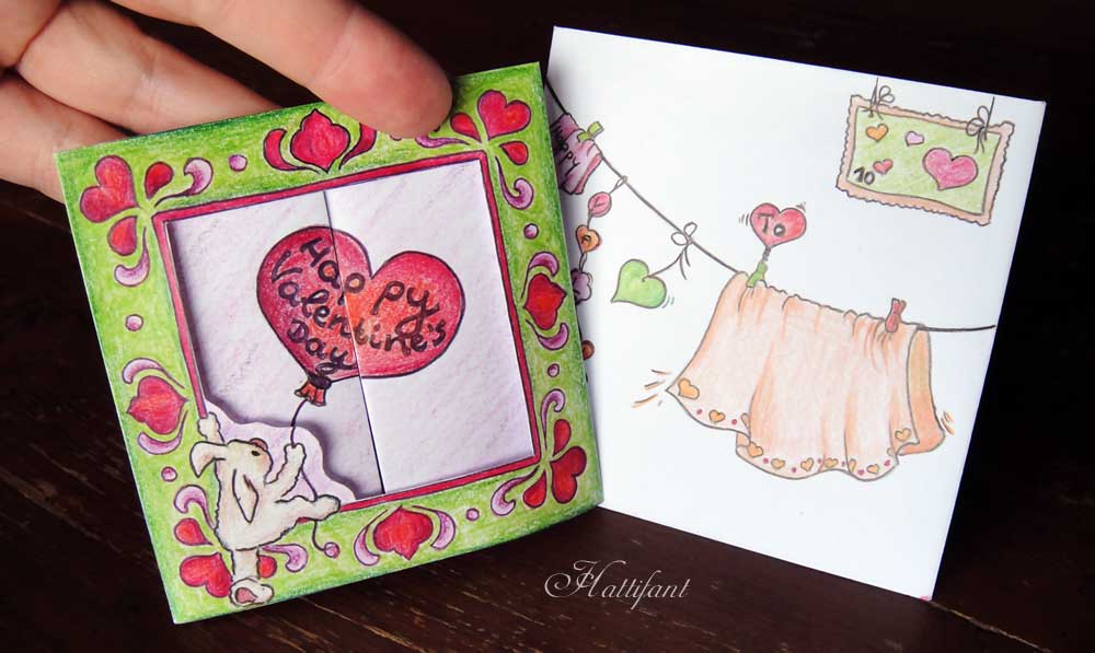 Hattifant - Valentine's Boxcard
