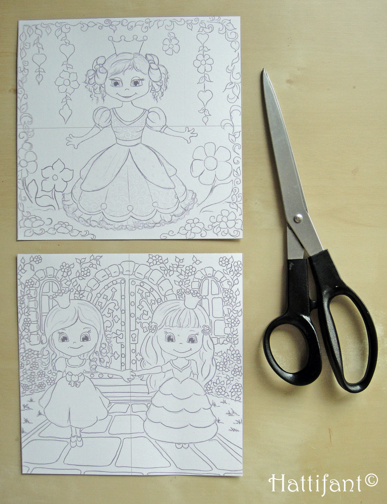 Hattifant's Endless Princess Card - Cut 1
