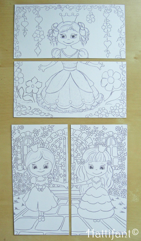 Hattifant's Endless Princess Card - Cut 2