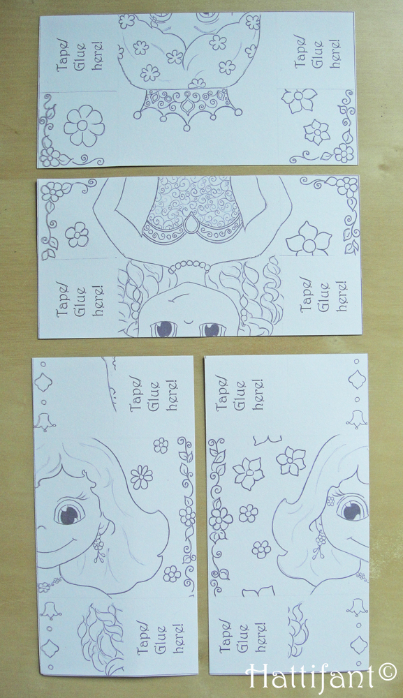 Hattifant's Endless Princess Card - Cut 3