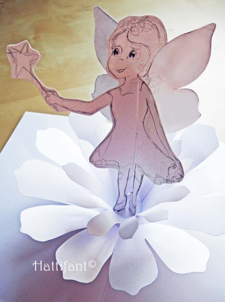 Hattifants Fairy Pop Up card - Prototype