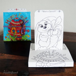 Hattifant's EASTER Bunny Sliding Pop Up Card