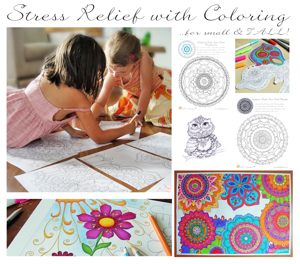  Stress Relief Coloring Books for Adults: A Treasury of