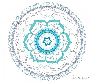 Mandala LOTUS pour soulager le stress de Hattifant