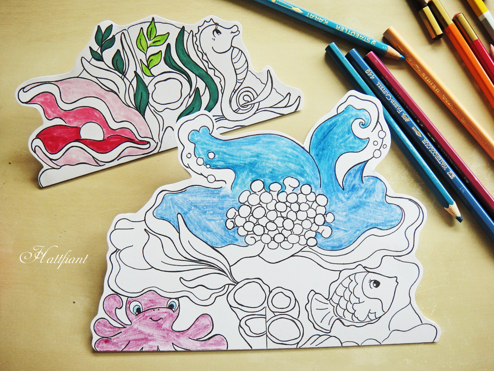 Coloring with Hattifant - Magic Mermaid World