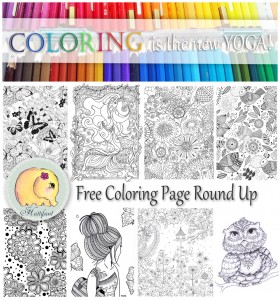 Hattifant's Free Grown Up Coloring Page Round Up