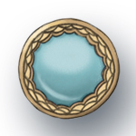 Hattifant Button Flowerpot Turquoise