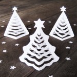 Hattifant 3D Christmas Paper Trees Origami Craft