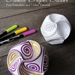 Hattifant Triskele Paper Globes Craft and Coloring Set