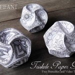 Hattifant – Triskele Paper Globes Paper Craft