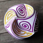 Hattifant Triskele Paper Globes Craft and Coloring Set