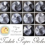 Hattifant Triskele Paper Globes Craft and Coloring Set