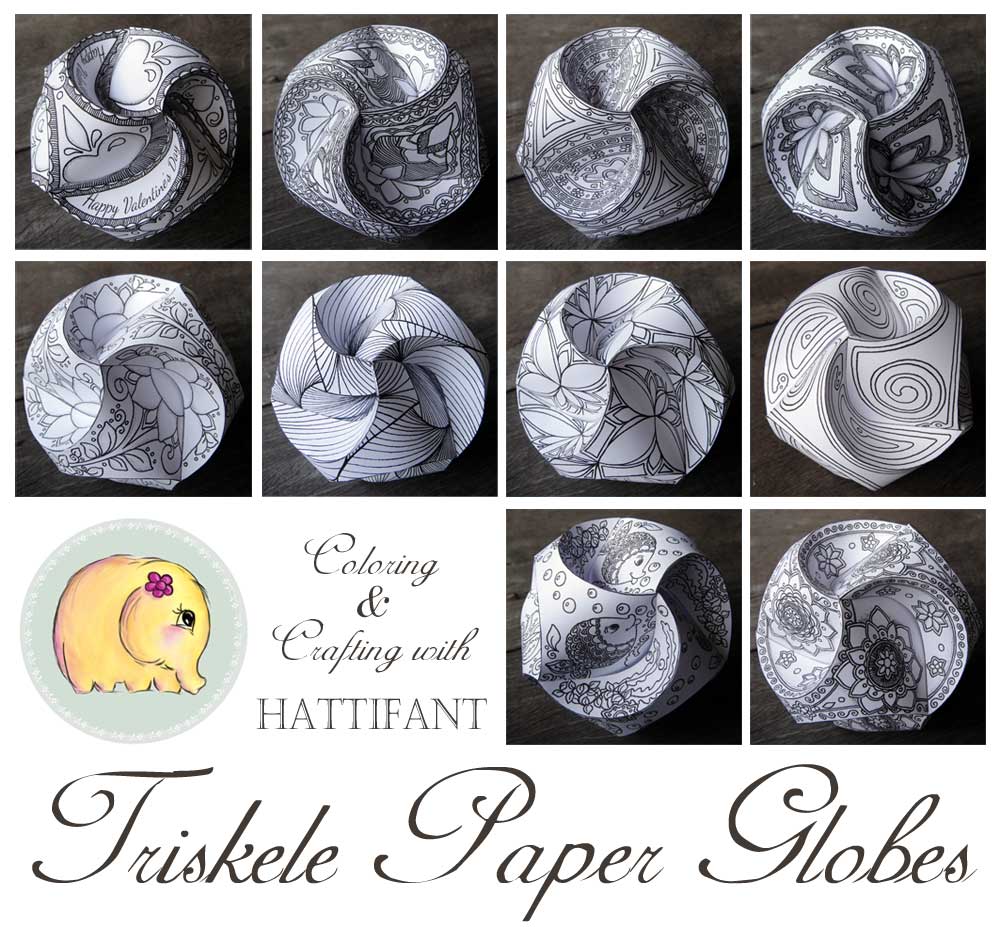 Triskele Paper Globes Hattifant
