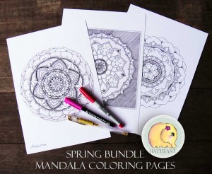 Hattifant Mandala Collection 3 Mandala Coloring Pages