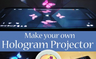 how to make your own hologram video projector