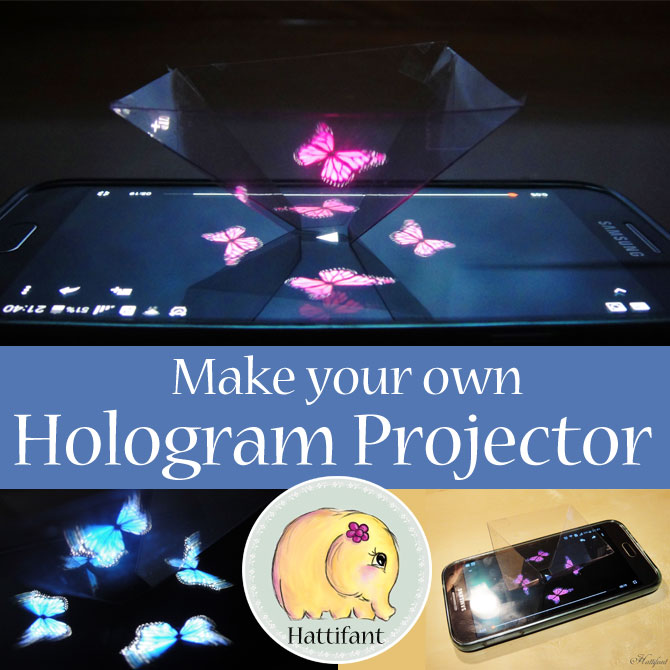 How To Make 3D Hologram Projector With Mobile Phone