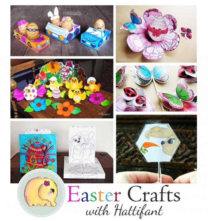 Hattifant Easter crafts for 2016 summary