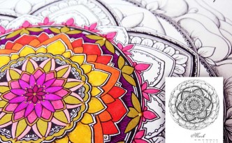 Hattifant's Mandalendar March 2016 Mandala Coloring Page