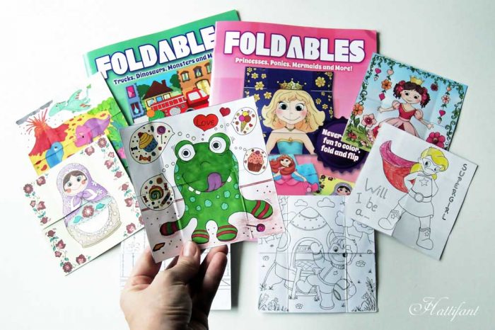 Hattifant's Endless Papercraft Cards to craft, fold and color