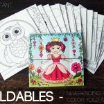 Hattifant-Foldables-Endless-Cards-Papercraft-Coloring-Folding-Crafting-Dover-Publication