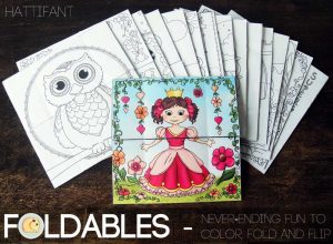 Hattifant's Endless Papercraft Cards to craft, fold and color