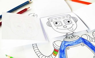 Hattifant's Emotional Robot for LemonLimeAdventures a simple emotions activity for kids