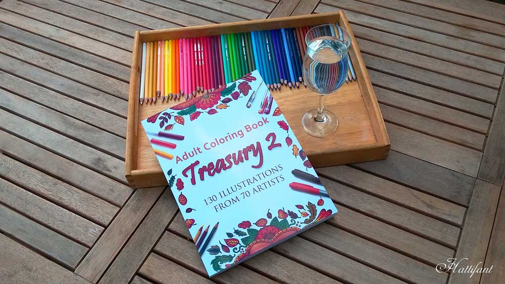 Adult Coloring Book Treasury Ii New Release Hattifant - 