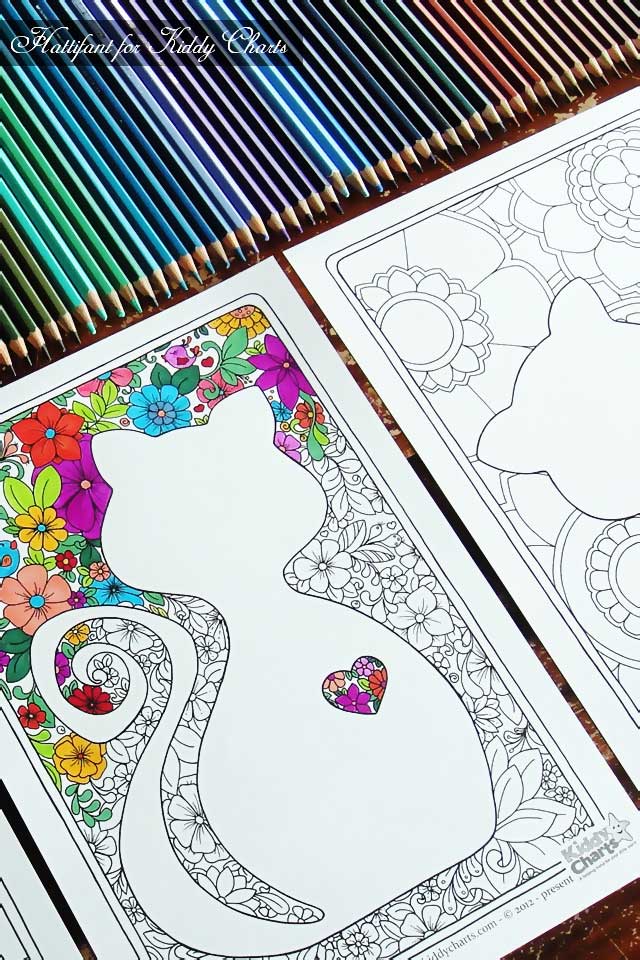 Hattifant Coloring Pages for Kids and Adults Cats