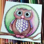 Hattifant-Foldables-Endless-Cards-Papercraft-Coloring-Folding-Crafting-Dover-Publication-Owl