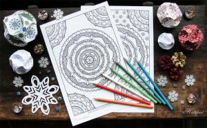 Hattifant's Mandala Advent Calendar to color your way to Christmas in style