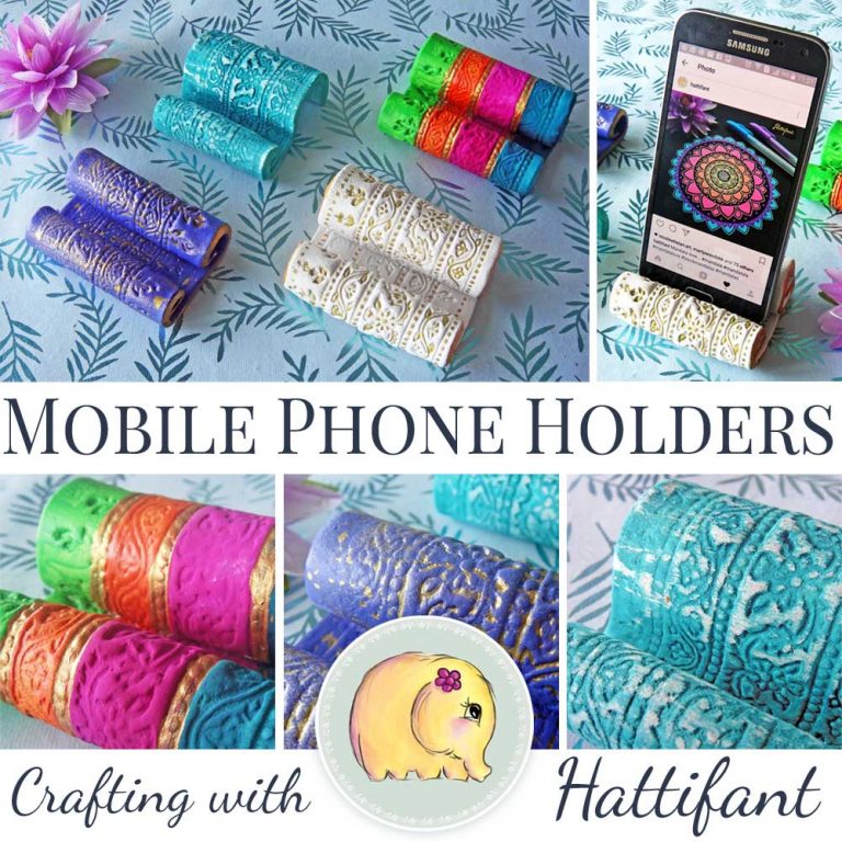 DIY Mobile Phone Holders out of Clay Hattifant