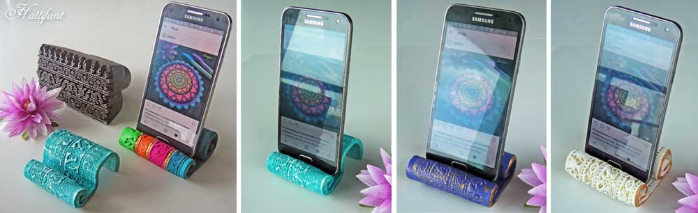 Hattifant's DIY Clay Mobile Cell Phone Holders