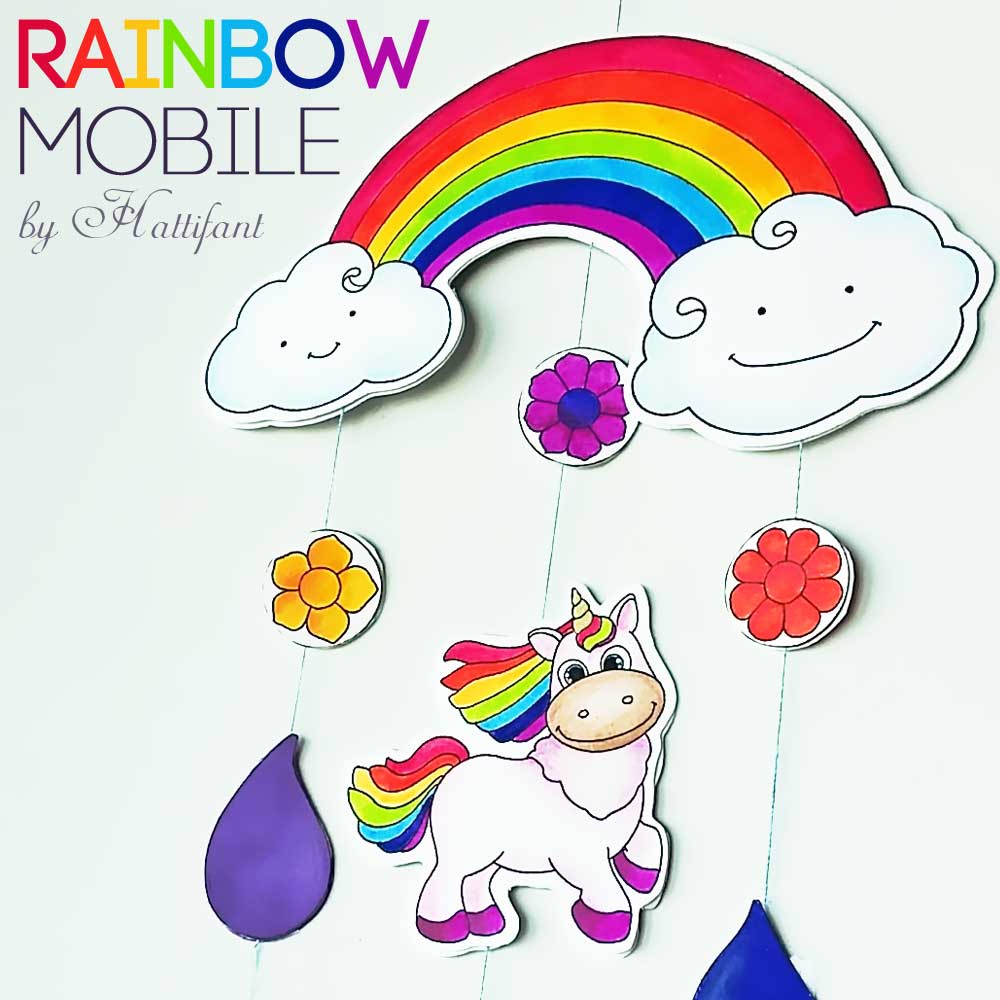 DIY Rainbow Unicorn Craft