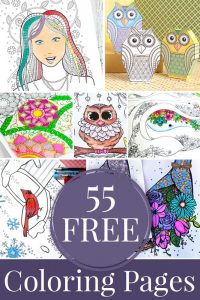 Hattifant's Coloring Tribe Round Up with 55 free Coloring Pages