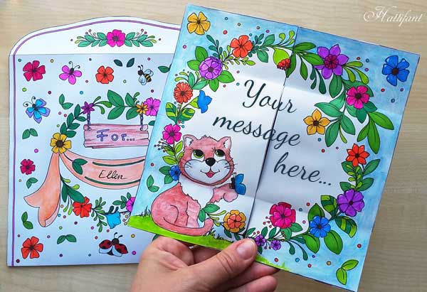 Hattifant's Endless Card Purr-thday Card and Purrfect Gift Card page 4