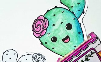 Hattifant's Mia a Cactus Favor Box Papercraft to download for free