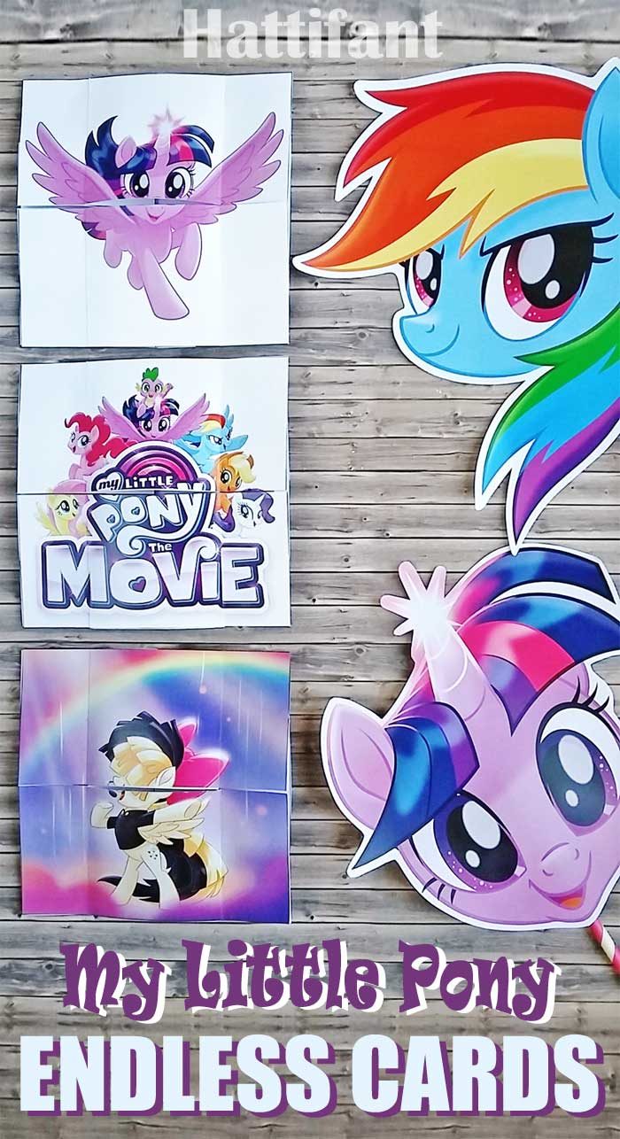 Hattifant's MLP My Little Pony Endless Cards to download free printables