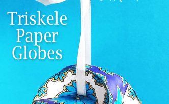 Hattifant's Triskele Paper Globes Flower Edition Colored Sample
