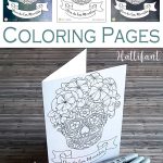 Hattifant-Day-of-the-Dead-Sugar-Skull-Coloring-Page-Greeting-Cards-Bundle