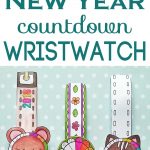 Hattifant-New-Year-Countdown-Wristwatch-Papercraft-Coloring-Page-2018