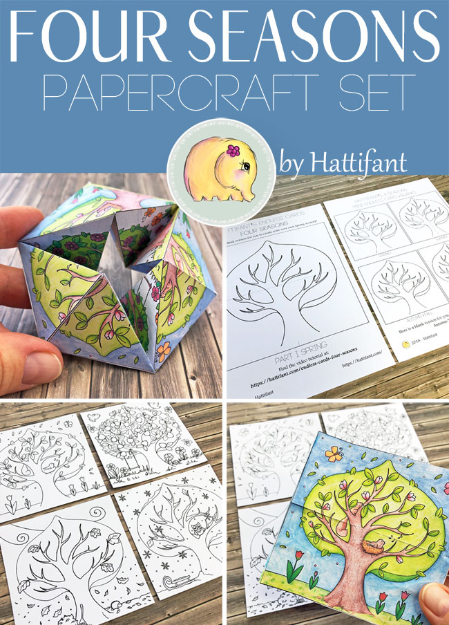 Hattifant's Four Seasons Papercraft Bundle