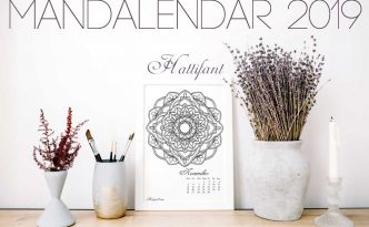 Hattifant's Mandalendar 2019 a Mandala Calendar to Color