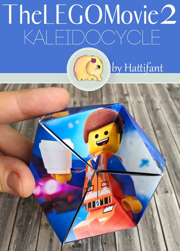 Hattifant's TheLEGOMovie2 Kaleidocycles Flextangles Papertoy Paper Toy