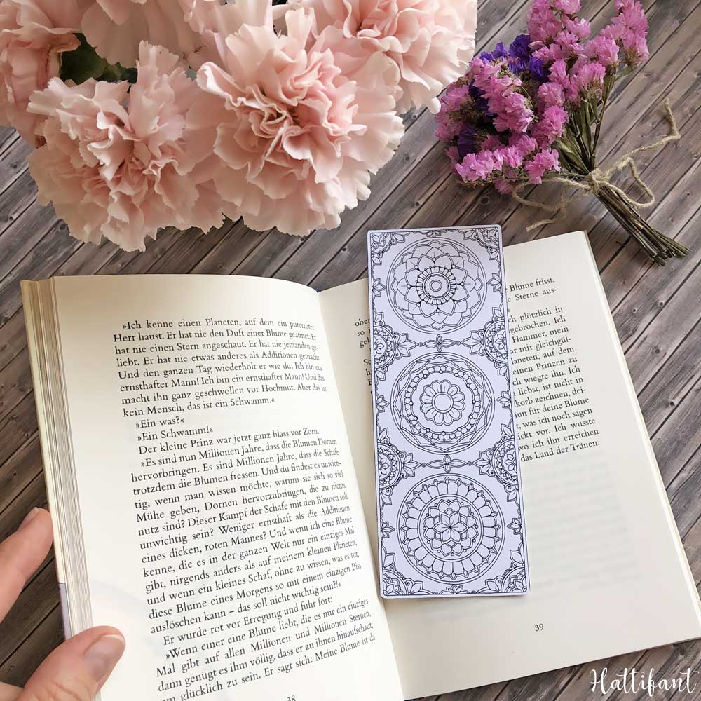 Hattifant's Intricate Mandala Bookmarks to Color
