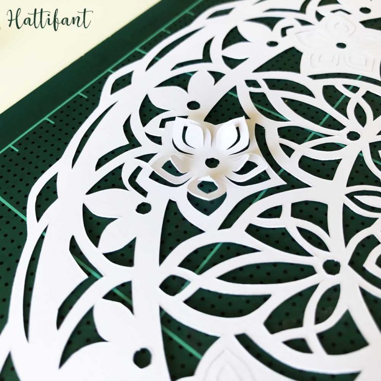 3D PAPER CUT | Flower Mandala - Hattifant